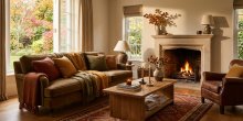 Wohntrends Herbst 2025: Farben, Licht und Textilien für gemütliche Räume