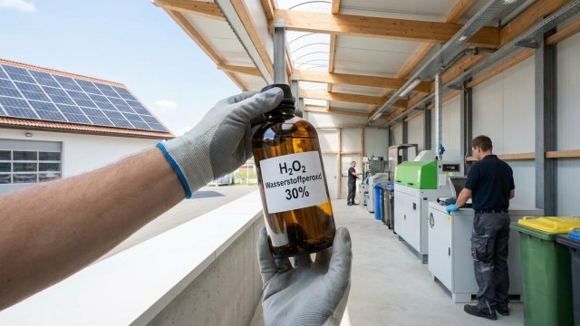 Wasserstoffperoxid entsorgen: So geben Sie Reste und Verpackungen sicher ab