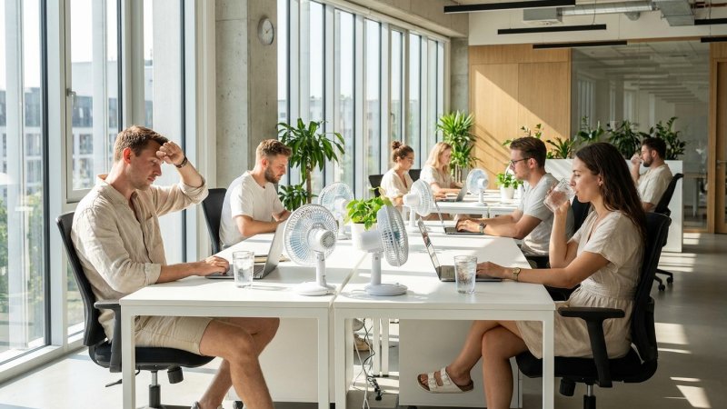 Hitzewellen und Büroklima: Wie Klimatisierung die Produktivität sichert