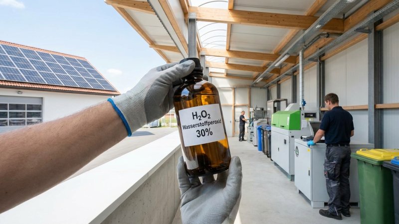 Wasserstoffperoxid entsorgen: So geben Sie Reste und Verpackungen sicher ab